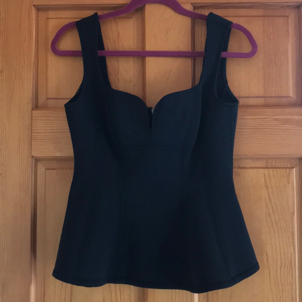 Sexy fitted black top